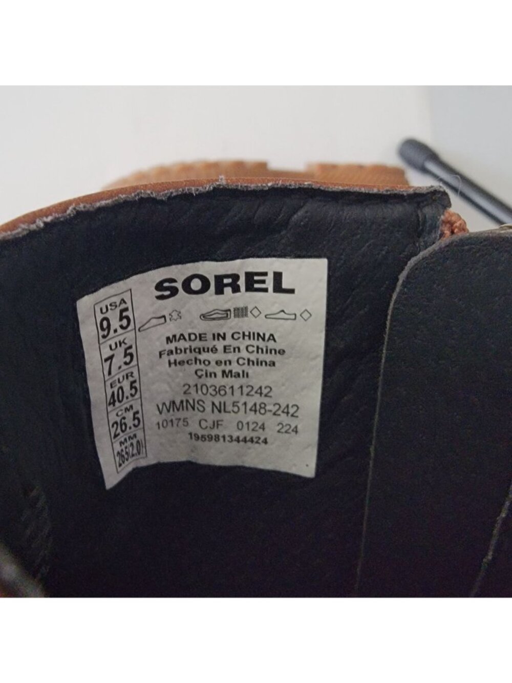 NEW Sorel Ona Ave Zip Wedge Boots Leather Gorpcore Outdoors City Womens 9.5 - Picture 10 of 10